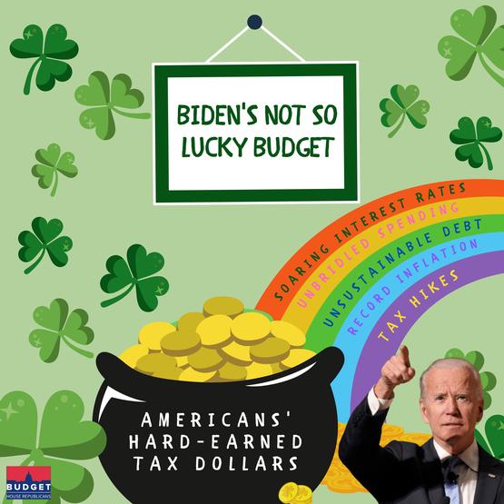 Image For Biden's Not So Lucky Budget
